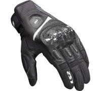 LS2 Atom Guanti da motocicletta, nero, Taglia 3XL