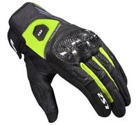LS2 Atom Guanti da motocicletta, nero/giallo, Taglia M