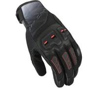 Macna Guanti da moto Jugo 2.0 in pelle e tessuto Nero/Rosso XL Uomo