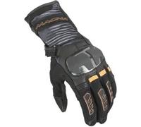 Guanti In Pelle e Tessuto Macna Tempo 2.0 Nero Arancione 3XL