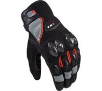 Guanti In Pelle Ls2 Spark II Air Nero Grigio Rosso M