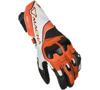 Guanti In Pelle Macna Protego Bianco Arancio XXL