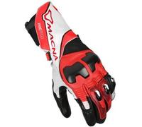 Macna Protego Guanti da moto, nero-bianco-rosso, taglia M per maschi