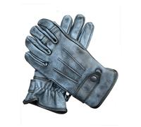 Guanti In Pelle Marroni Vintage Old Classic Per Moto Chopper Bobber