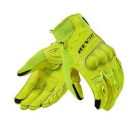 Revit Ritmo Guanti da moto, nero/rosso neon, Taglia 2XL