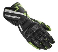 Spidi Carbo 5 Guanti da moto, nero-verde, taglia XL per maschi