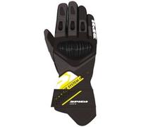 Guanti In Pelle Spidi Carbo Fit Nero Giallo Fluo 3XL