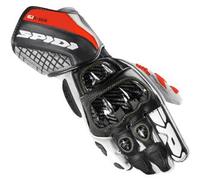 Guanti In Pelle Spidi Carbo Kangaroo Nero Rosso 3XL