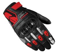 SPIDI, G-CARBON, Guanti da Moto con Touchscreen Capacitivo e Imbottiture Protettive, Guanti da Moto in Pelle Resistenti all'Abrasione e Traspiranti