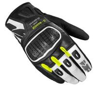 Guanti In Pelle Spidi G-Warrior Nero Giallo Fluo 3XL
