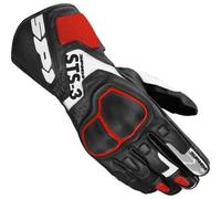 Spidi STS-3 Guanti da moto, nero-rosso, taglia XL per maschi