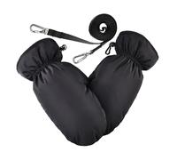 Guanti in piuma resistenti all'acqua, isolati per il freddo, per sciare,