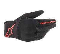 Guanti in rame Alpinestars guanti da moto nero/rosso fluo