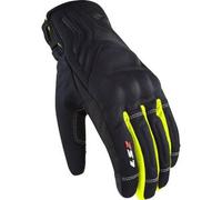 LS2 Helmets Guanti da moto Jet II in tessuto, impermeabili, nero-giallo XL Uomo