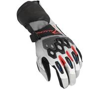 Macna Tanamax Guanti da moto, nero-grigio-rosso, taglia 2XL per maschi