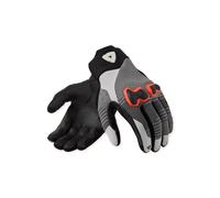 REV'IT! Guanti moto Kinetic 2 Grigio/Rosso Taglia L Uomo