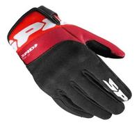 Guanti In Tessuto Spidi Flash-Kp Nero Rosso XL