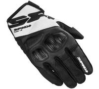 SPIDI, Flash-R Evo, Guanti Moto per Uomo, Protettivi e Resistenti, Guanti Moto Estivi Impermeabili e Antiscivolo, con Touchscreen Capacitivo, Peso Medio 0, 1 kg, Colore Nero e Bianco, Taglia XXL