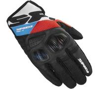 Spidi Flash-R Evo, guanti XXL male Nero/Bianco/Rosso/Azzurro