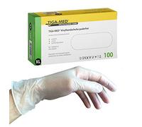 Guanti in vinile, S M L XL, Big Pack 1000/4000 pezzi, senza polvere, senza lattice, guanti protettivi monouso (XL, 4000)