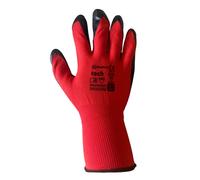 Guanti Industriale Poliestere E Pellicola Lattice Rosse Dimensioni L MERCATOR