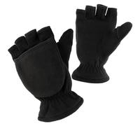 Guanti invernali, 1 paio di guanti invernali caldi, guanti senza dita in pile polare, guanti caldi senza dita, guanti antivento con copertura flip per uomo e donna, come da immagine, L