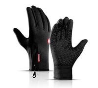 Guanti Invernali Antivento Termici Impermeabili per Uomo e Donna, Guanti da Caldi Esterni Sportivi con Touch Screen per Sci, Snowboard, Moto, Bici, Alpinismo, Trekking - Size L