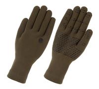 Guanti invernali ciclismo AGU merino knit waterproof verde militare