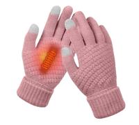 Guanti invernali da donna | Termici antivento antiscivolo | Guanti caldi da donna quando fa freddo, per ciclismo, corsa, sport, equitazione, campeggio, escursionismo, viaggi all'aperto