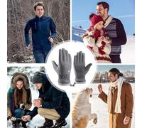 Guanti invernali da uomo, guanti da uomo per il freddo, impermeabili, touchscreen, isolati, antivento, regolabili, antiscivolo, per neve, corsa, ciclismo, giardinaggio, , escursionismo, guida