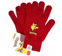 Guanti Invernali per Bambini 2 pcs Inverno Unisex Taglia unica per POKEMON (Rosso)