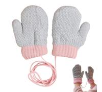 Guanti Invernali Per Bambini | Mittoni A Dita Intere Antiperdita - Guanti Morbidi Per Gioco Sulla Neve Per Bambini,Per Bambine 1-3 Anni E Piccoli In Età Prescolare Per Gioco All Aperto In Giardino E P