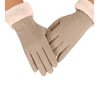 Guanti Invernali Per Donna - Touchscreen Termici e Caldi per Ciclismo,Guanti da Guida per Donna | Per Motociclismo Lavoro All'Aperto Giardinaggio Campeggio Escursionismo Camminare Pendolarismo Quotidi