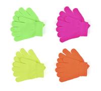 Guanti Invernali Termici Neon Magici Per Bambini, Confezione Da 4, Taglia Unica