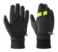 Guanti invernali Windstopper Primaloft nero/giallo neon XL