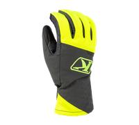 Klim PowerXross Guanti per motoslitte, grigio/giallo, Taglia M