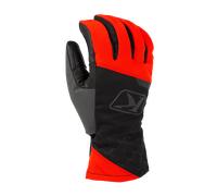 Klim PowerXross Guanti per motoslitte, nero-grigio-rosso, taglia XL