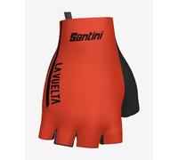 Santini - La Vuelta Red Jersey Gloves - Guanti L rosso