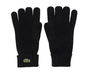 Guanti Lacoste Wool Jersey - black - Nero (M)