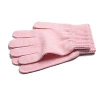 Guanti lana di puro cachemire 100% della Mongolia. Guanti caldi, da donna rosa Pale Pink