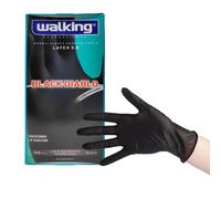 Guanti Latex WALKING 5.8 Black Diablo 100pz Taglia L