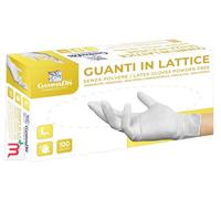 GUANTI LATTICE CON POLVERE MEDIUM 100 PEZZI GAMMADIS