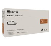 Mercator Medical 21854 Guanti Lattice Santex, Prepolverizzati, Extra Large, Confezioni da 100