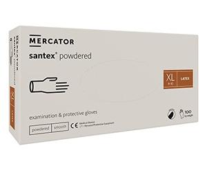 GUANTI LATTICE SANTEX - PREPOLVERIZZATI - extra large