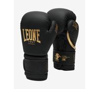 Leone 1947 Guanti Boxe Unisex Black & Gold, Boxe - /14OZ (Nero/Oro)
