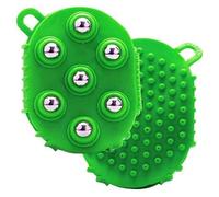 Guanti linfodrenanti, guanti per drenaggio linfatico da donna, palla massaggiante portatile, rullo di bellezza per la cura del corpo e il sollievo dei muscoli, rullo massaggiante a 360 gradi (Verde)