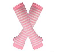 Guanti lunghi da donna dal design innovativo, lavorati a maglia, il comfort incontra lo stile in ogni punto (taglia rosa)