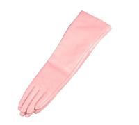 Guanti Lunghi da Donna in Vera Pelle di Pecora, alla Moda, Lunghi, per Feste, Serate, Matrimoni, Opera, Marrone Scuro, pnnrk, 80cm Custom Made