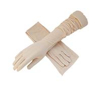 Guanti lunghi da guida da donna, con protezione solare, per touch screen, in cotone traspirante, lunghezza al gomito, protezione UV, per sport all'aperto, antiscivolo, estivi, per pesca, golf
