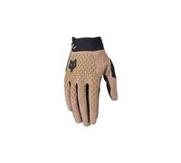 Guanti lunghi fox defend brown sugar beige da donna